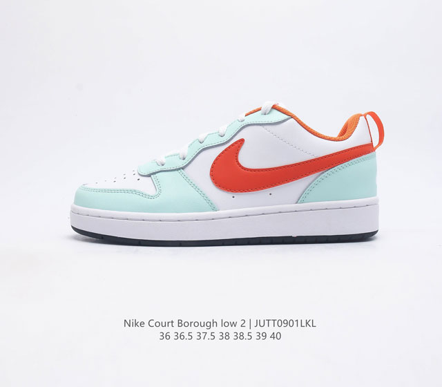 Nike Court Borough Low 2 Gs Dv5456-600 36 36.5 37.5 38 38.5 39 40 Jutt0901Lkl