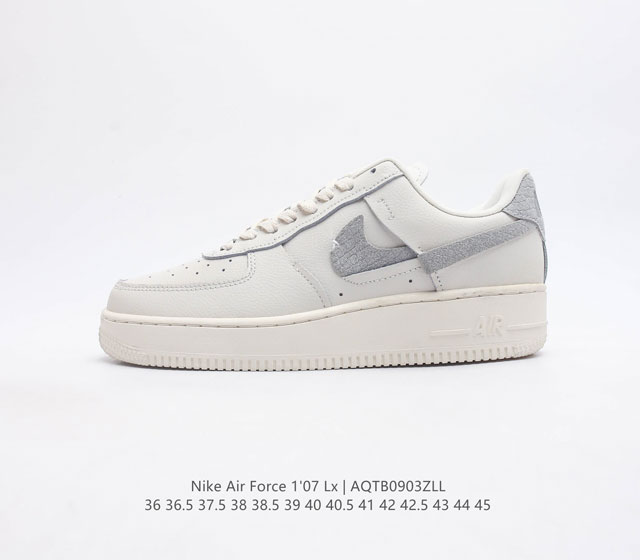 nike Force 1 Lx af1 Air Force 1 Swoosh 898889-103 36 36.5 37.5 38 38.5 39 40 40