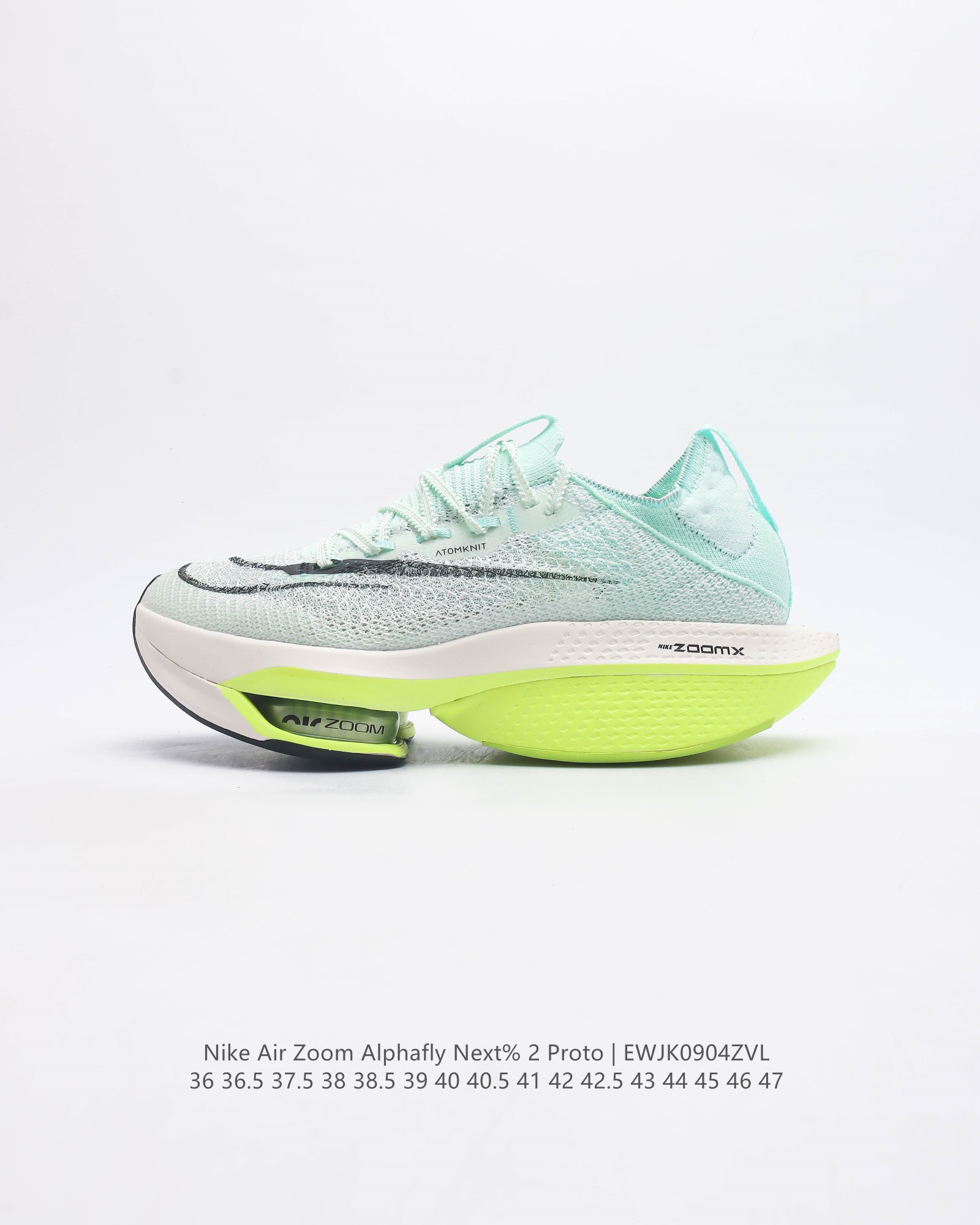 Nike Air Zoom Alphafly Next% 2 Proto Zoom Air Dj6206-100 36 36.5 37.5 38 38.5 3