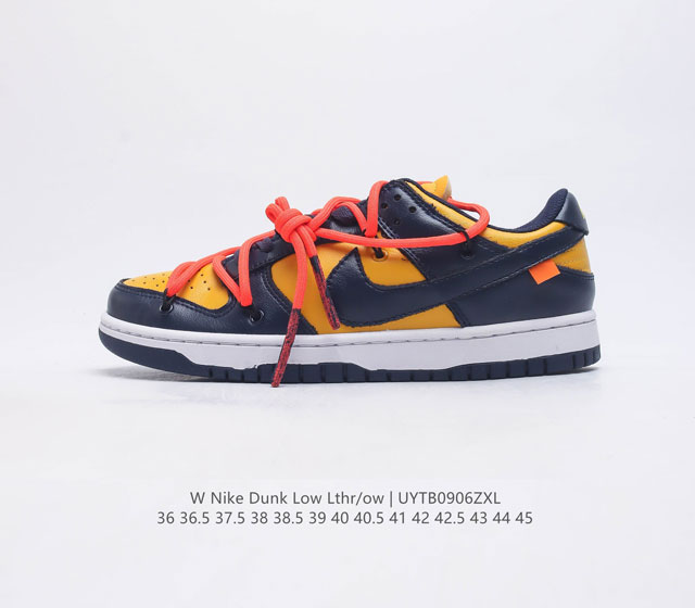 nike Dunk Low Lthr Ow Dunk Sb Low Virgil : Ct0856 36 36.5 37.5 38 38.5 39 40 40