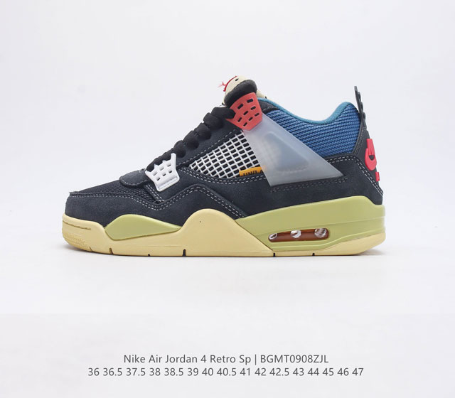 nike Air Jordan 4 Aj4 Air Sole Dc9533-001 : 36-47 Bgmt0908Zjl