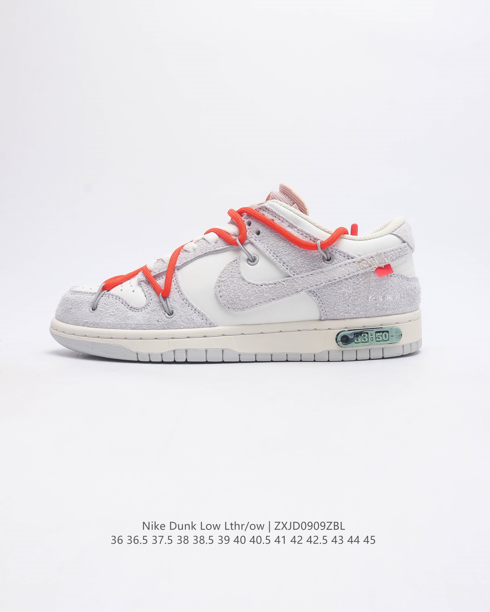 nike Dunk Low Lthr Ow Dunk Sb Low Virgil : Dm1602 36 36.5 37.5 38 38.5 39 40 40