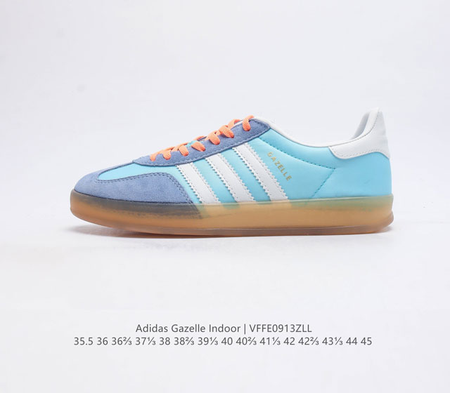 Adidas Originals Gazelle Indoor 3- Tripes Hq8714 35.5 36 36 37 38 38 39 40 40 41