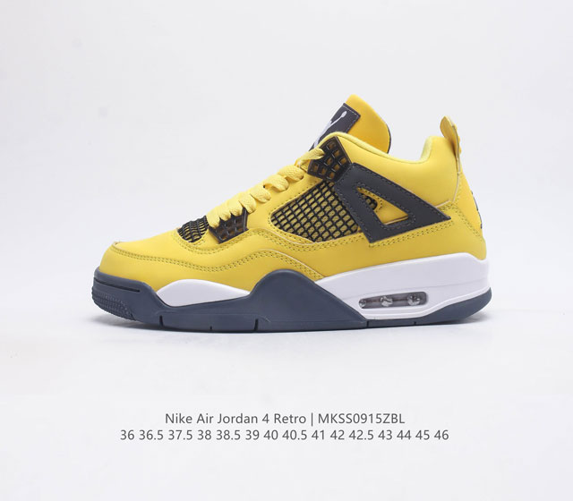 Nike Air Jordan 4 Retro Og aj4 Air Sole Ct8527- 36-46 Mkss0 Zbl