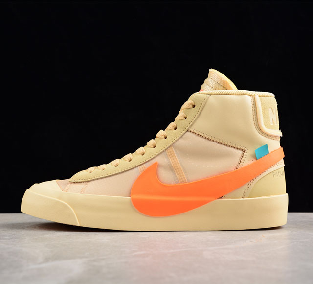 Off White X Nk Blazer Mid "All Hallows Eve" Aa3832- 36 3 3 38 3 39 40 40.5 41 4