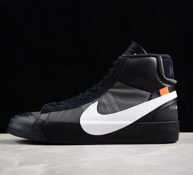 Off White X Nk Blazer Mid "All Hallows Eve" aa38 1 36 3 3 38 3 39 40 40.5 41 42