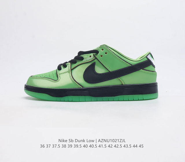 , The Powerpuff Girls X Nike Sb Dunk Low Pro Bubbles Fz8320-400 36 36.5 37.5 38