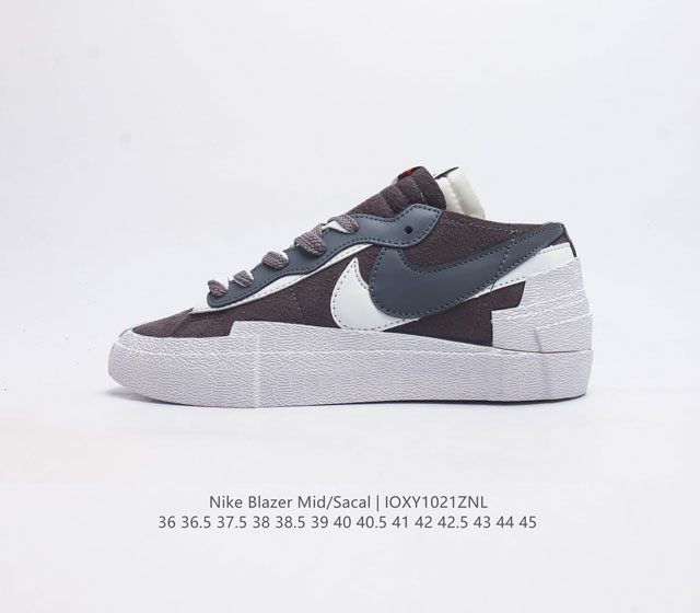 Nike/ kaws logo kaws X Sacai X Nike Blazer Mid Low : 36-45 : Dm6443 Ioxy1021Znl