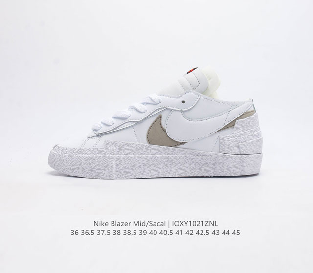 Nike/ kaws logo kaws X Sacai X Nike Blazer Mid Low : 36-45 : Dm6443 Ioxy1021Znl