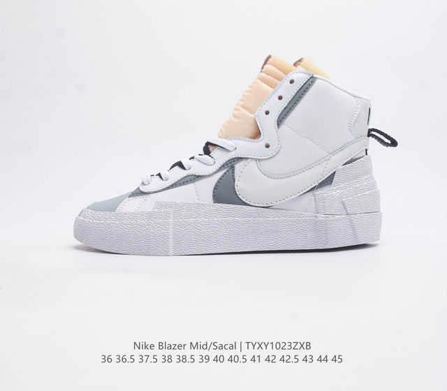 Nike/ kaws logo kaws X Sacai X Nike Blazer Mid Low : 36-45 : Bv0072 Tyxy1023Zxb