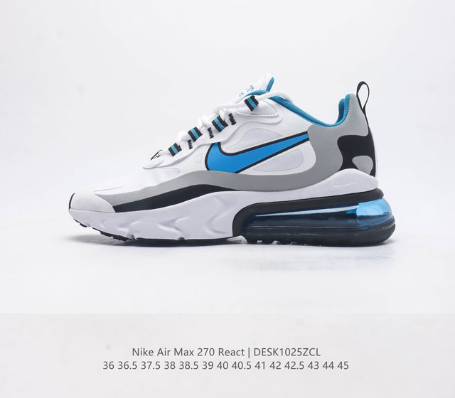 nike Air Max 270 React Max Air Ct1280-101 36 36.5 37.5 38 38.5 39 40 40.5 41 42