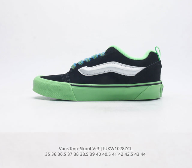 Vans Knu-Skool logo 2023 Vans knuskool imranpotato og Vn000Crpgrn 35-44 Iukw102