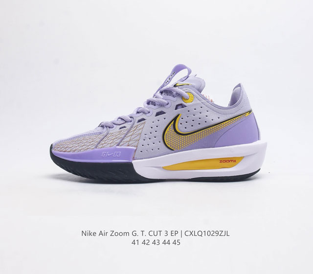 Nike Air Zoom G.T.Cut 3 Ep react+Zoom Strobel+ zoom Gt logo Dv2913 41 42 43 44 4