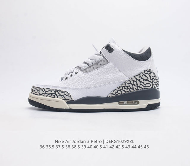 Aj3 Nike Air Jordan 3 Retro Se 3 3 Aj 1988 Nike Air Dx6665-100 36-46 Derg1029Xz