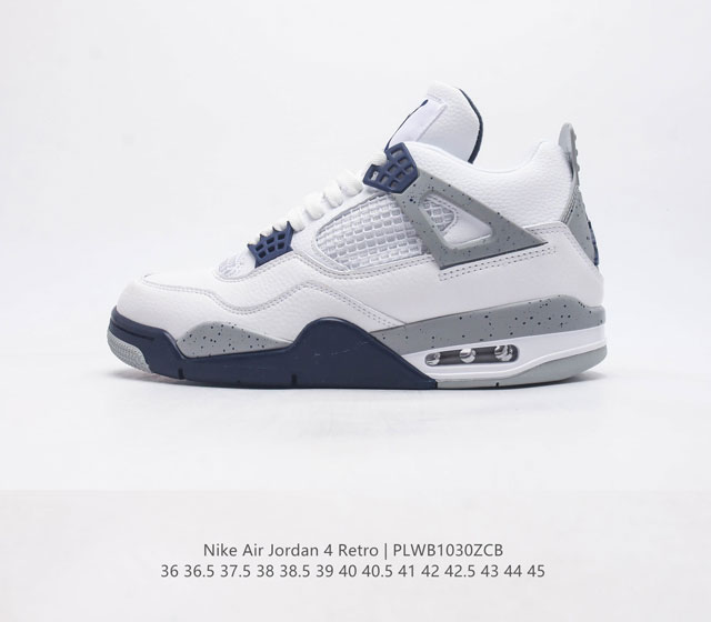 Nike Air Jordan 4 Retro Og aj4 4 Air Sole 36-45 Plwb1030Zcb