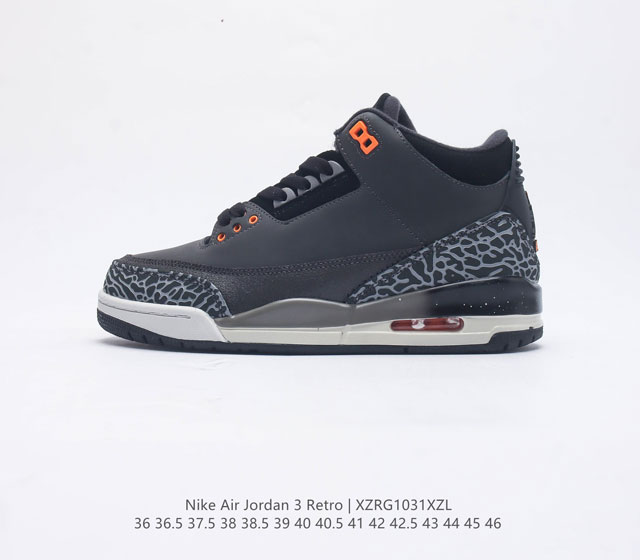 Aj3 Nike Air Jordan 3 Retro Se 3 3 Aj 1988 Nike Air Ct8532-080 36-46 Xzrg1031Xz