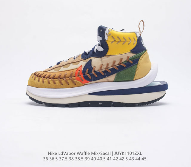 Jean Paul Gaultier X Sacai X Nk Vaporwaffle "Multi-Color" 5Cm Zp Dh9186 36 36.5