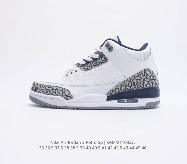 Aj3 Nike Air Jordan 3 Retro Se 3 3 Aj 1988 Nike Air Ct8532-140 36-46 Kmfm1103Zj