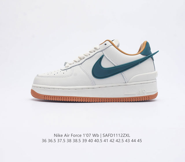 Nike Air Force 1 '07 Wb af1 Af1 Swoosh Af1 Nike Air Fj7740 36 36.5 37.5 38 38.5