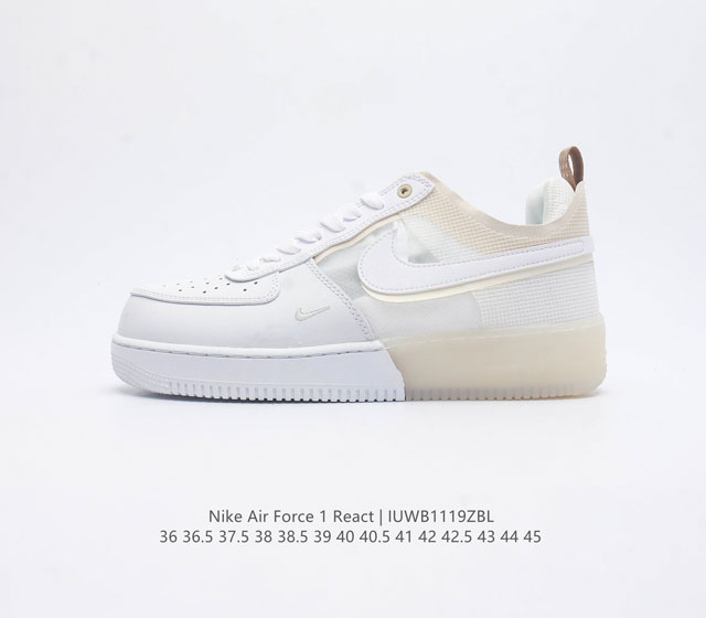 Nike Air Force 1 React Qs force 1 Dm0573 : 36 36.5 37.5 38 38.5 39 40 40.5 41 4