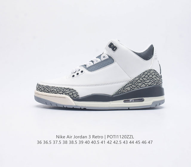 Aj3 Nike Air Jordan 3 Retro Se 3 3 Aj 1988 Nike Air Dx6665-100 36-47 Poti1120Zz