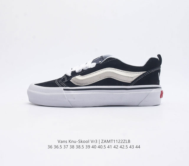 Vans Knu-Skool Vr3 Lx logo 2023 Vans knuskool imranpotato og 36-44 Zamt1122Zlb