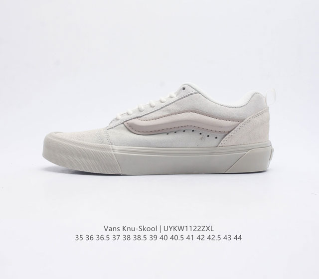 Vans Knu-Skool Vr3 Lx logo 2023 Vans knuskool imranpotato og 35-44 Uykw1122