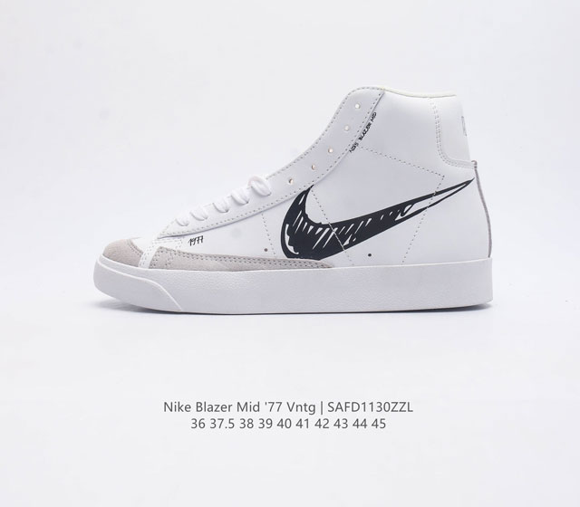 Nike Blazer Mid '77 Vntg Swoosh Nike Blazer Mid '77 Vntg Da7233-101 36 37.5 38