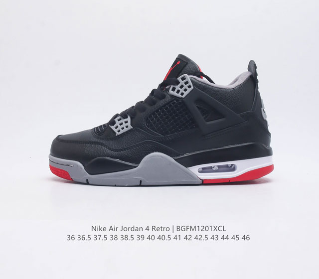 Nike Air Jordan 4 Retro Og aj4 4 Air Sole Fv5029-006 36-46 Bgfm1201Xcl