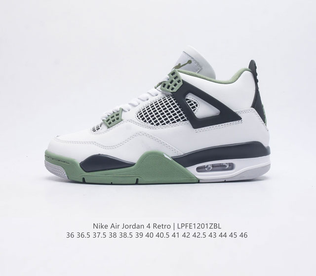 Nike Air Jordan 4 Retro Og aj4 4 Air Sole Aq9129-103 36-46 Lpfe1201Zbl