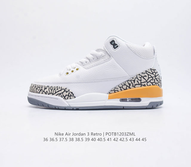 Aj3 Nike Air Jordan 3 Retro Se 3 3 Aj 1988 Nike Air 136064-111 36-45 Potb1203Zm