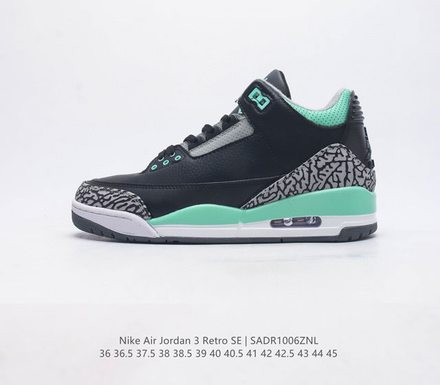 Aj3 Nike Air Jordan 3 Retro Se 3 3 Aj 1988 Nike Air 136064-012 36-45 Sadr1105Zn