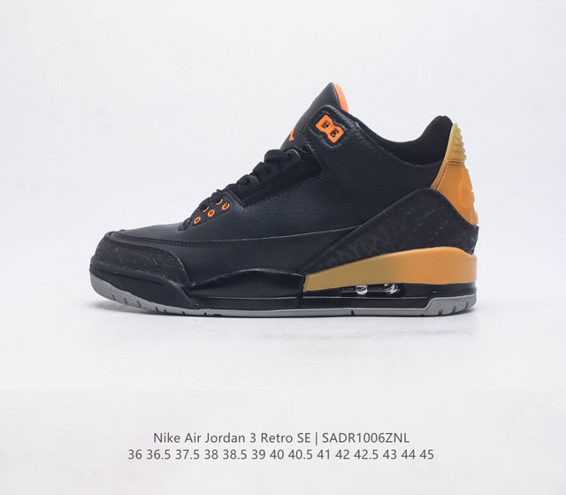 Aj3 Nike Air Jordan 3 Retro Se 3 3 Aj 1988 Nike Air 136064-012 36-45 Sadr1105Zn