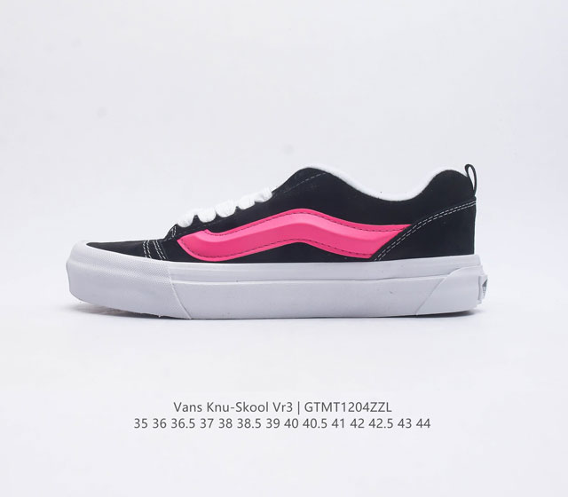 Vans Knu-Skool Vr3 Lx logo 2023 Vans knuskool imranpotato og 35-44 Gtmt1204Zzl