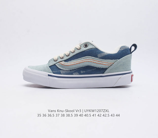 Vans Knu-Skool Vr3 Lx logo 2023 Vans knuskool imranpotato og 35-44 Uykw1207