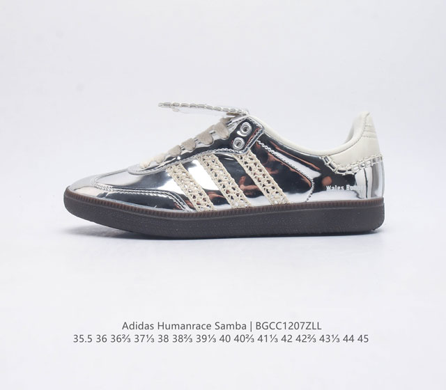 Wales Bonner X Ad Originals Samba Classic Silver Metallic H 3 35.5 36 36 37 38