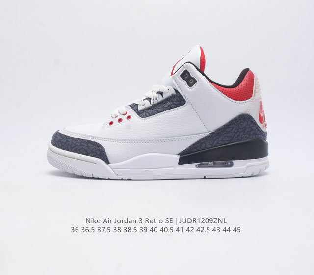 Aj3 Nike Air Jordan 3 Retro Se 3 3 Aj 1988 Nike Air Dh3434-110 36-45 Judr1209Zn