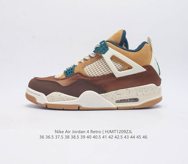 Nike Air Jordan 4 Retro Og aj4 4 Air Sole Fb2214-200 36-46 Hjmt1209Zjl