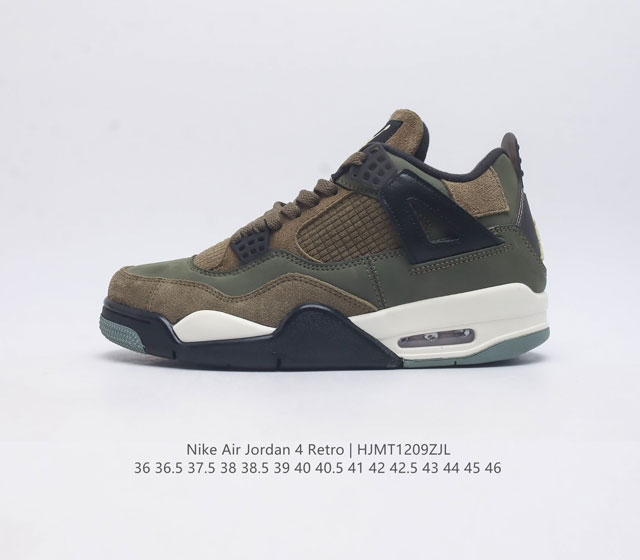 Nike Air Jordan 4 Retro Og aj4 4 Air Sole Fb2214-200 36-46 Hjmt1209Zjl