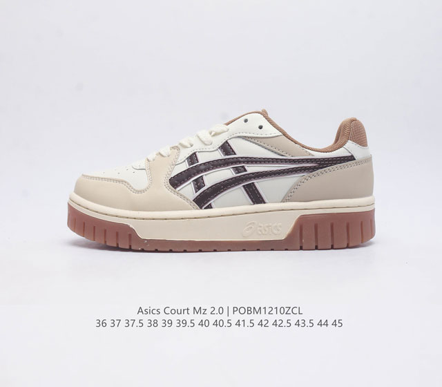 Asics Court Mz 2.0 : 1203A405-101 : 36-45 Pobm1210Zcl