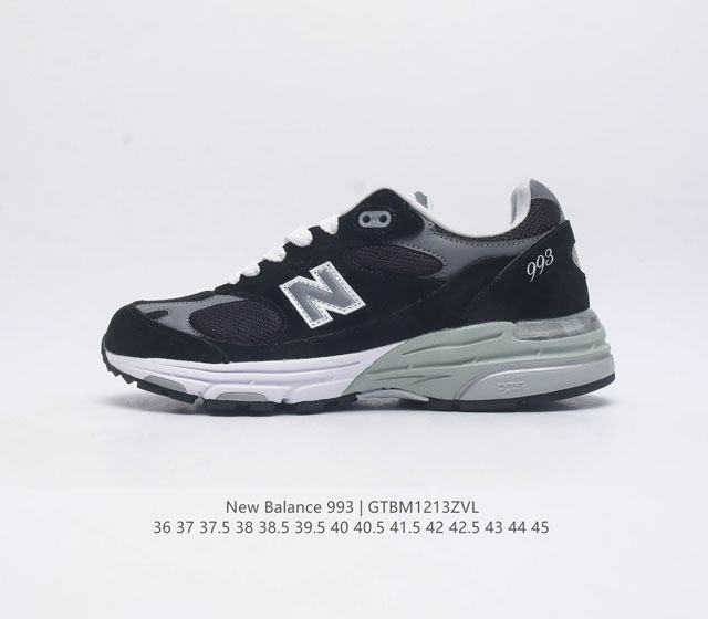 Newbalance 993 993 Made In Us 993 990 993 Abzorb Acteva Ndurance Wr993Bk 36-45 G