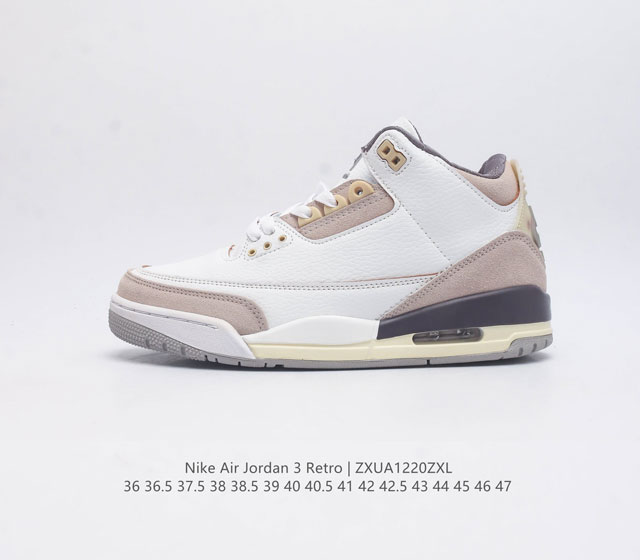 Aj3 Nike Air Jordan 3 Retro Se 3 3 Aj 1988 Nike Air Ct8532-102 36-47 Zxua1220