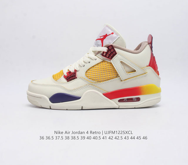 Nike Air Jordan 4 Retro Og aj4 4 Air Sole Fn0344-901 36 36.5 37.5 38 38.5 39 40