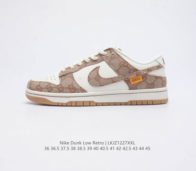 Nike Dunk Low Retro Guuci 80 Nike Dunk 1985 Dunk Xh0923-150 36 36.5 37 38 38.5