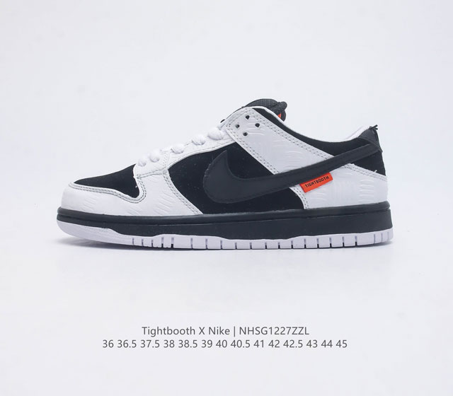 Tightbooth X Nike Sb Dunk Low Tightbooth Logo Fd2629-100 36 36.5 37.5 38 38.5 3