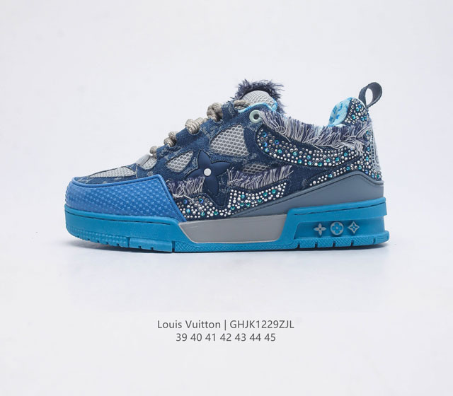 Louis Vuitton Lv Lv Trainer L Virgil Abloh 39-45 Ghjk1229Zjl