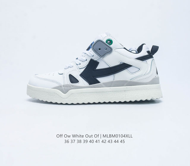 , off-White C O Virgil Abloh Out Of Office Low-Top Leather Ow off-White Sneaker