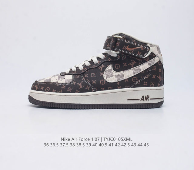 Nk Air Force 1'07 Mid Lv - # Dv0688-200 36 36.5 37.5 38 38.5 39 40 40.5 41 42 42