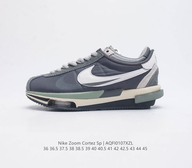 eva 4 air Zoom 50 sacai X Nike Air Zoom Cortez Sp 4.0 Grey White 4.0 Dq0581 36