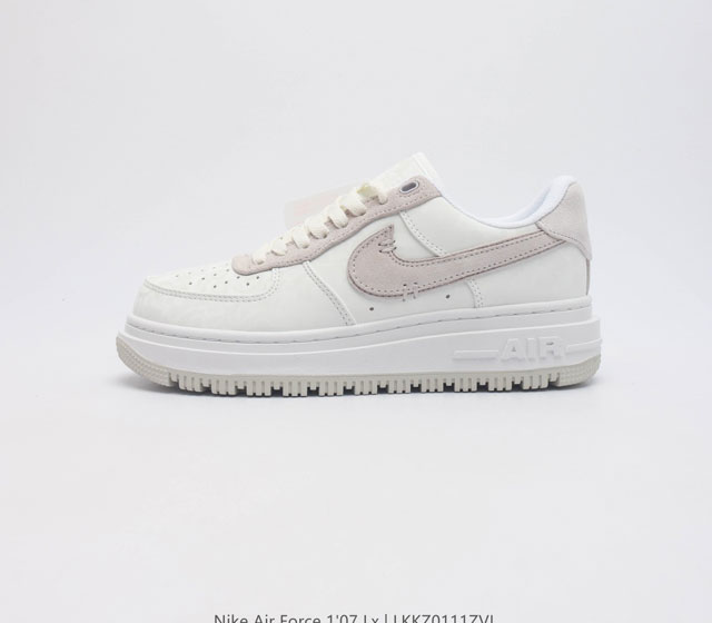 Nike Air Force 1 Low Luxe 1982 Air Force 1 Luxe Swoosh Logo Dd9605-100 36 37.5 3